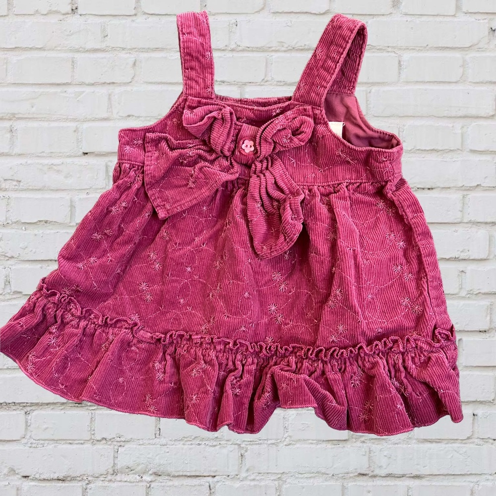 Jenny&Me Corduroy Embroidered Dress, 3-6 months